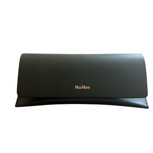 Black Minimalist MaxMara glasses Holder case